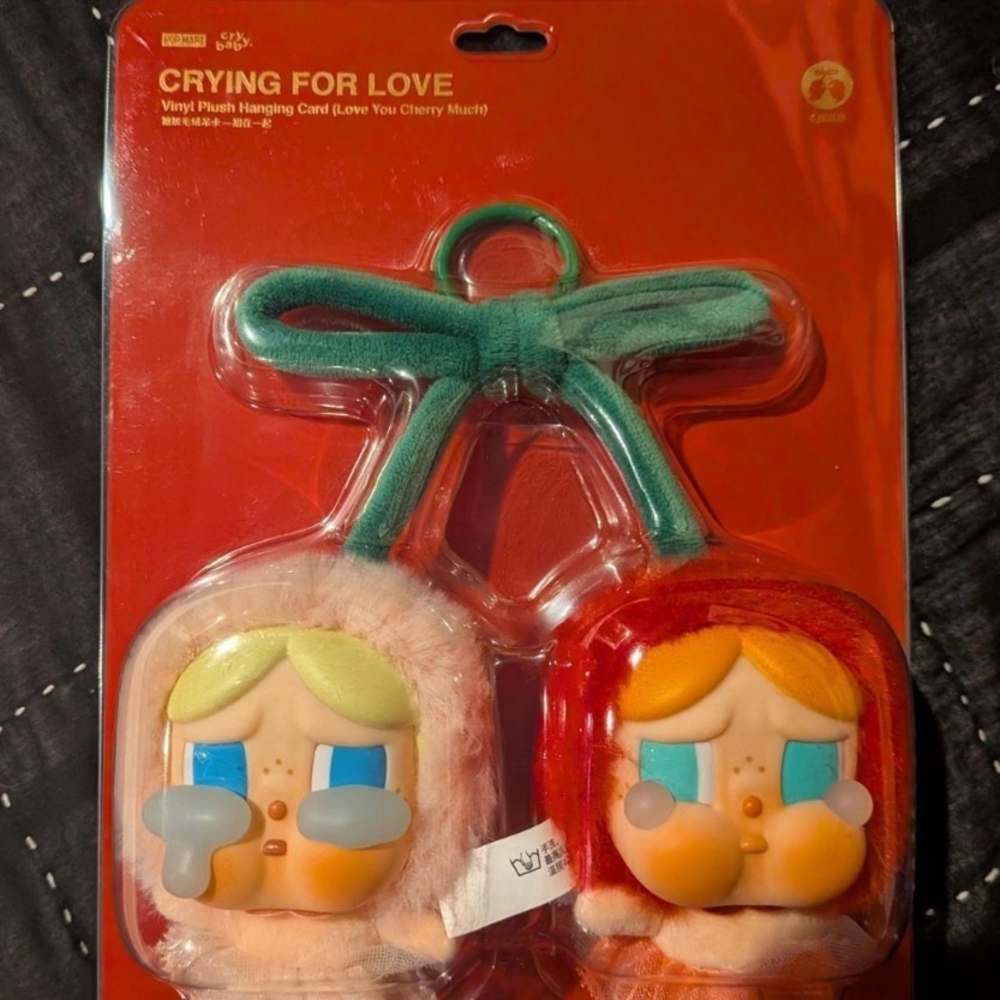 SOLD! Crying for Love Vinyl Plush Hanging Card